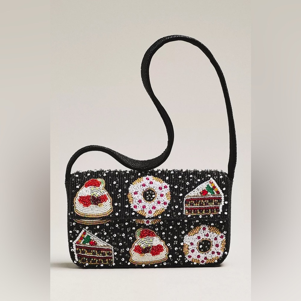 Anthropologie The Fiona Beaded Bag: Winter Icon Edition Holiday Desserts